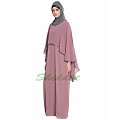 Cape abaya- Puce Pink